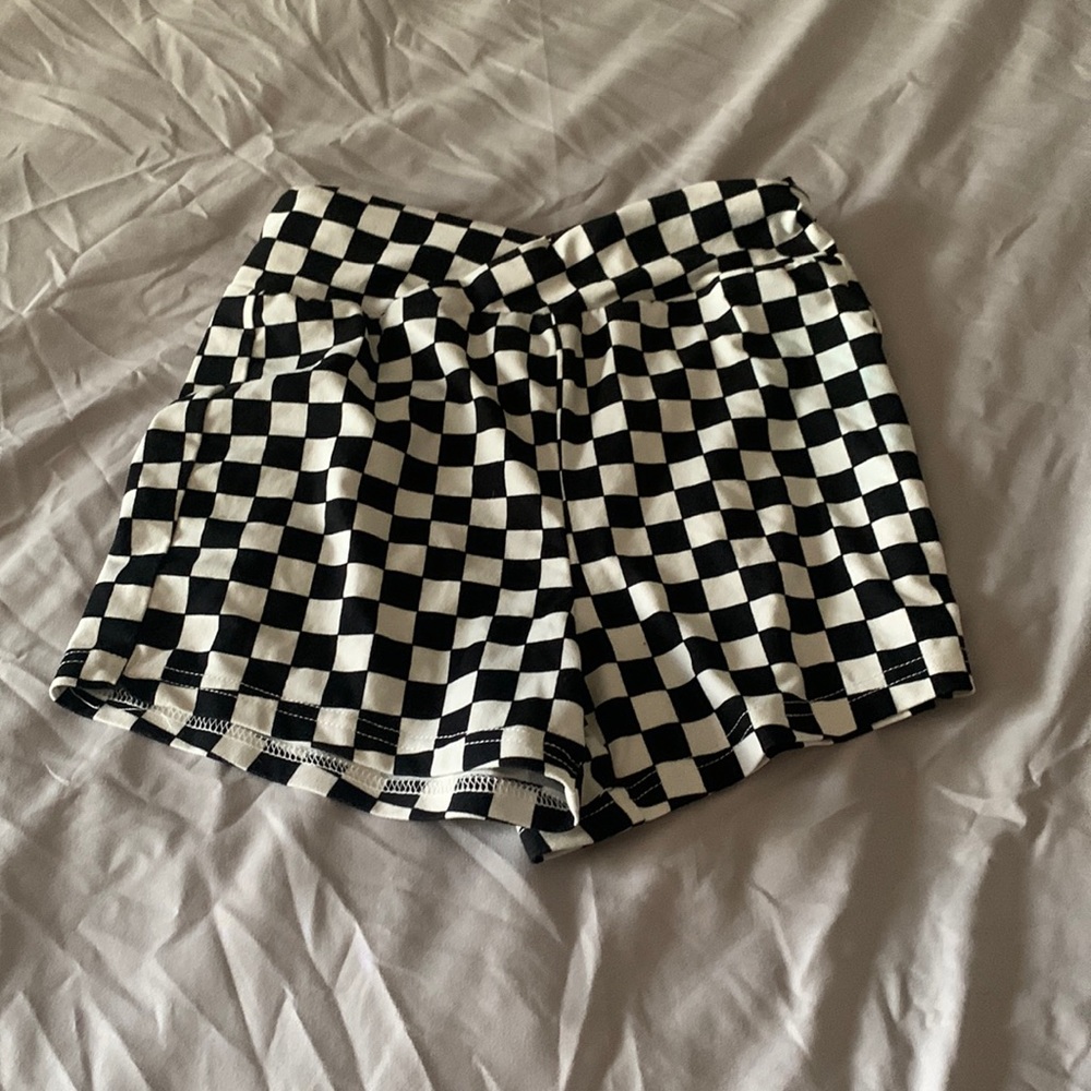 Checkered CrisCross Spandex